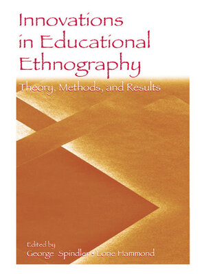 cover image of Innovations in Educational Ethnography